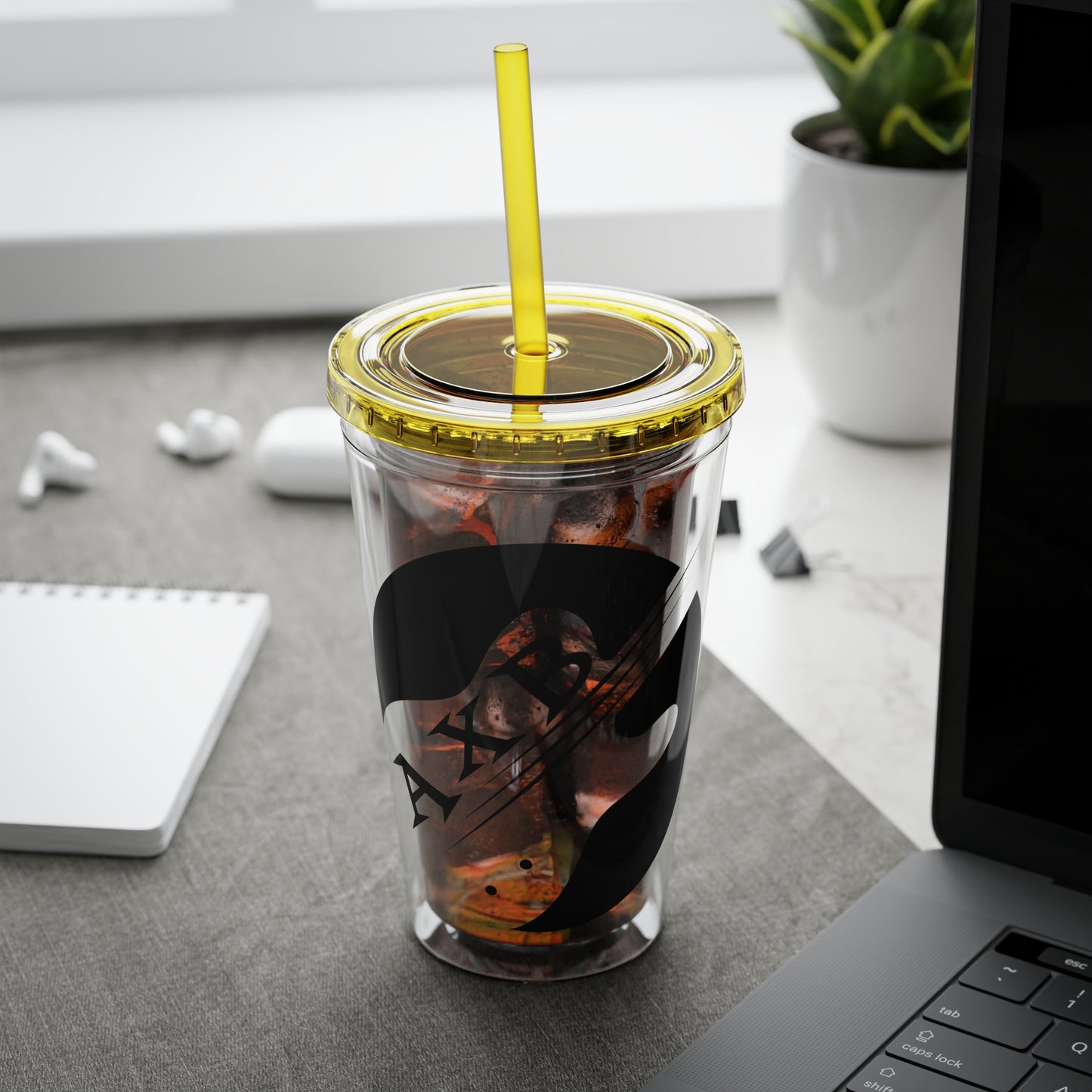 Sunsplash Tumbler with Straw, 16oz