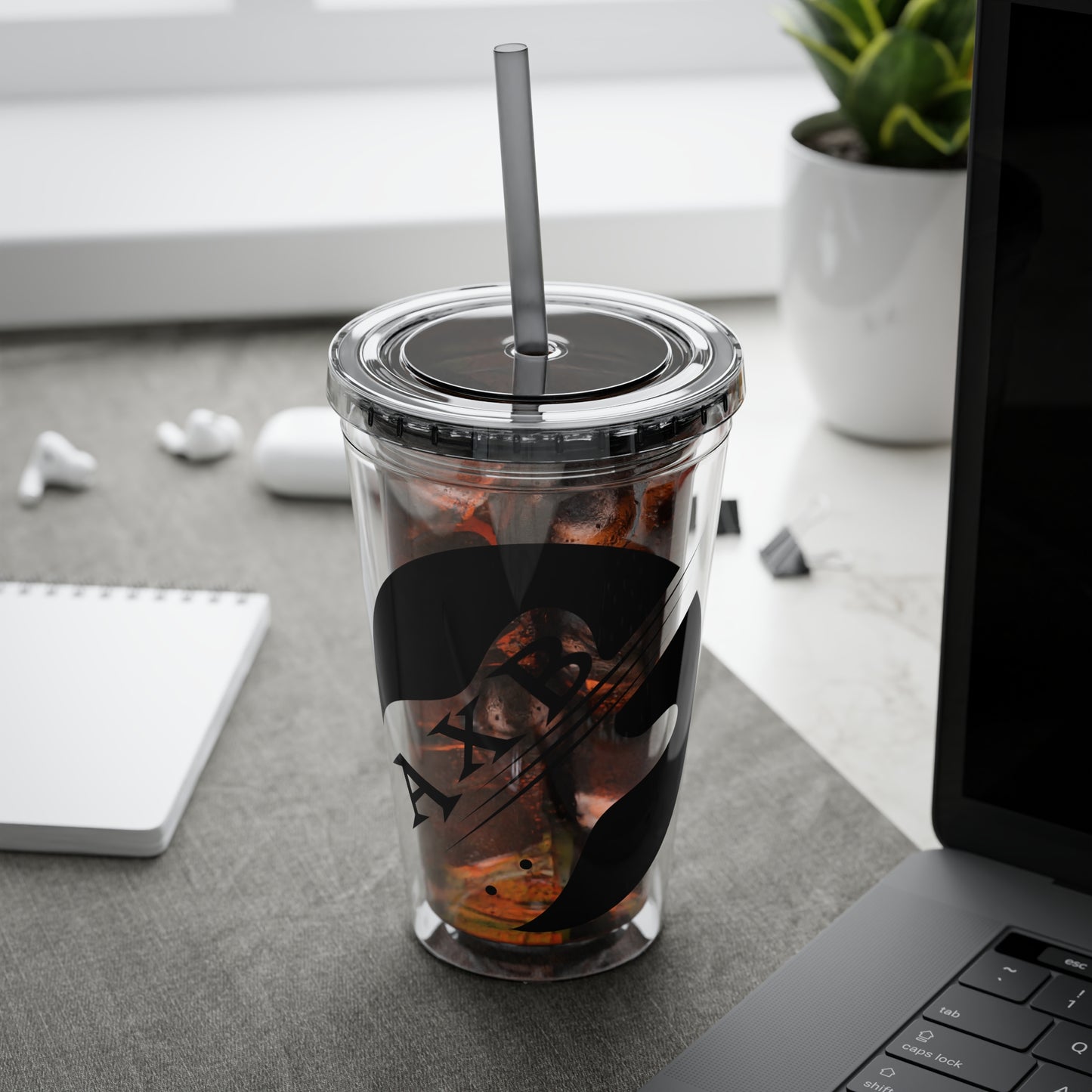 Sunsplash Tumbler with Straw, 16oz