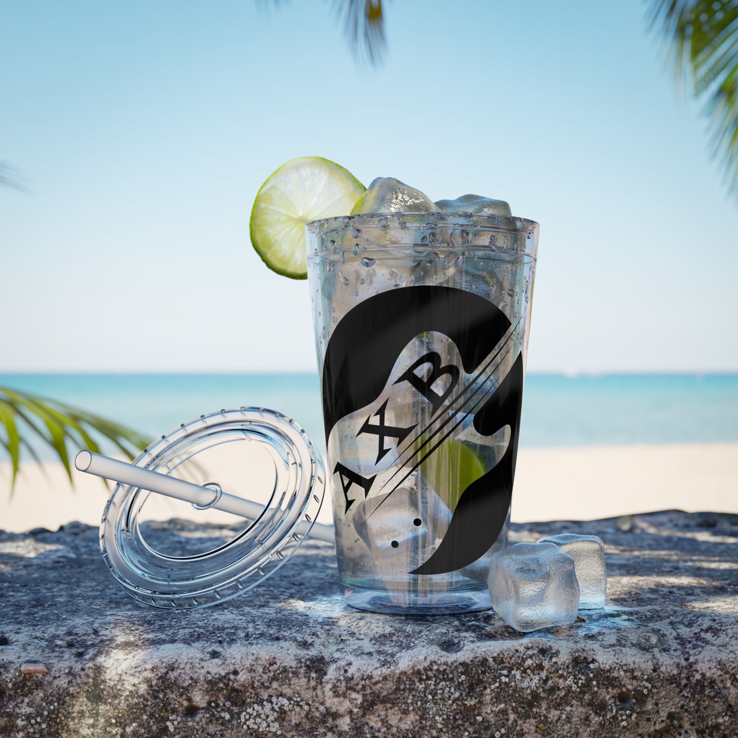 Sunsplash Tumbler with Straw, 16oz
