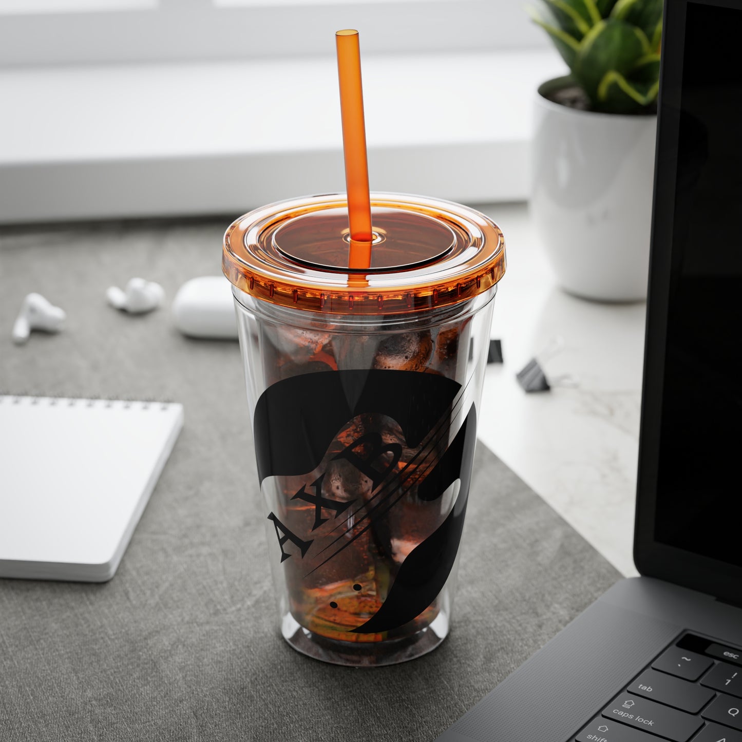 Sunsplash Tumbler with Straw, 16oz