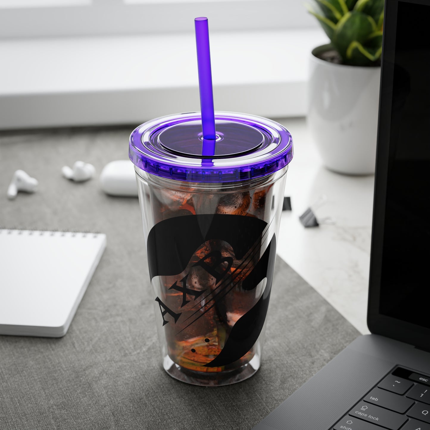 Sunsplash Tumbler with Straw, 16oz