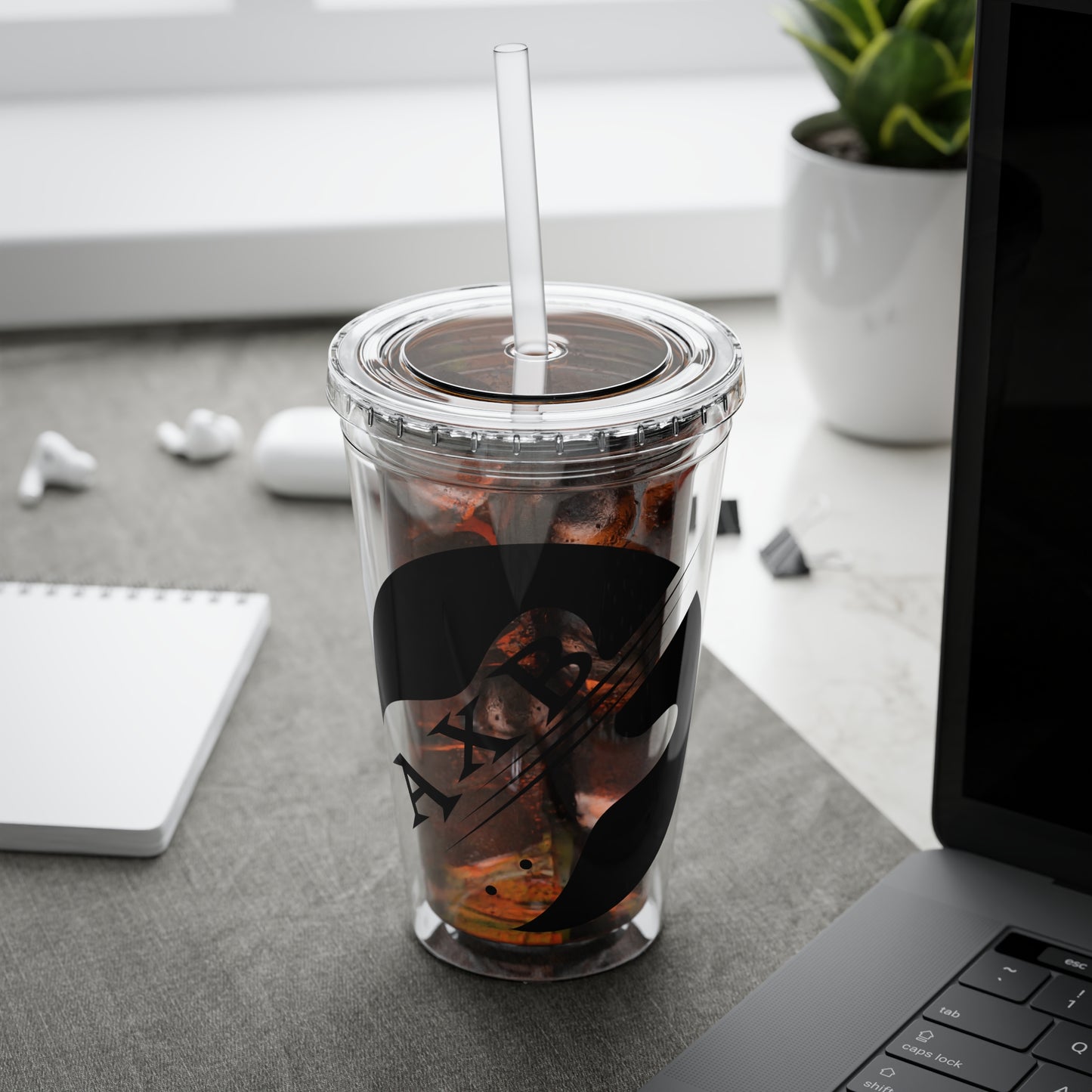 Sunsplash Tumbler with Straw, 16oz