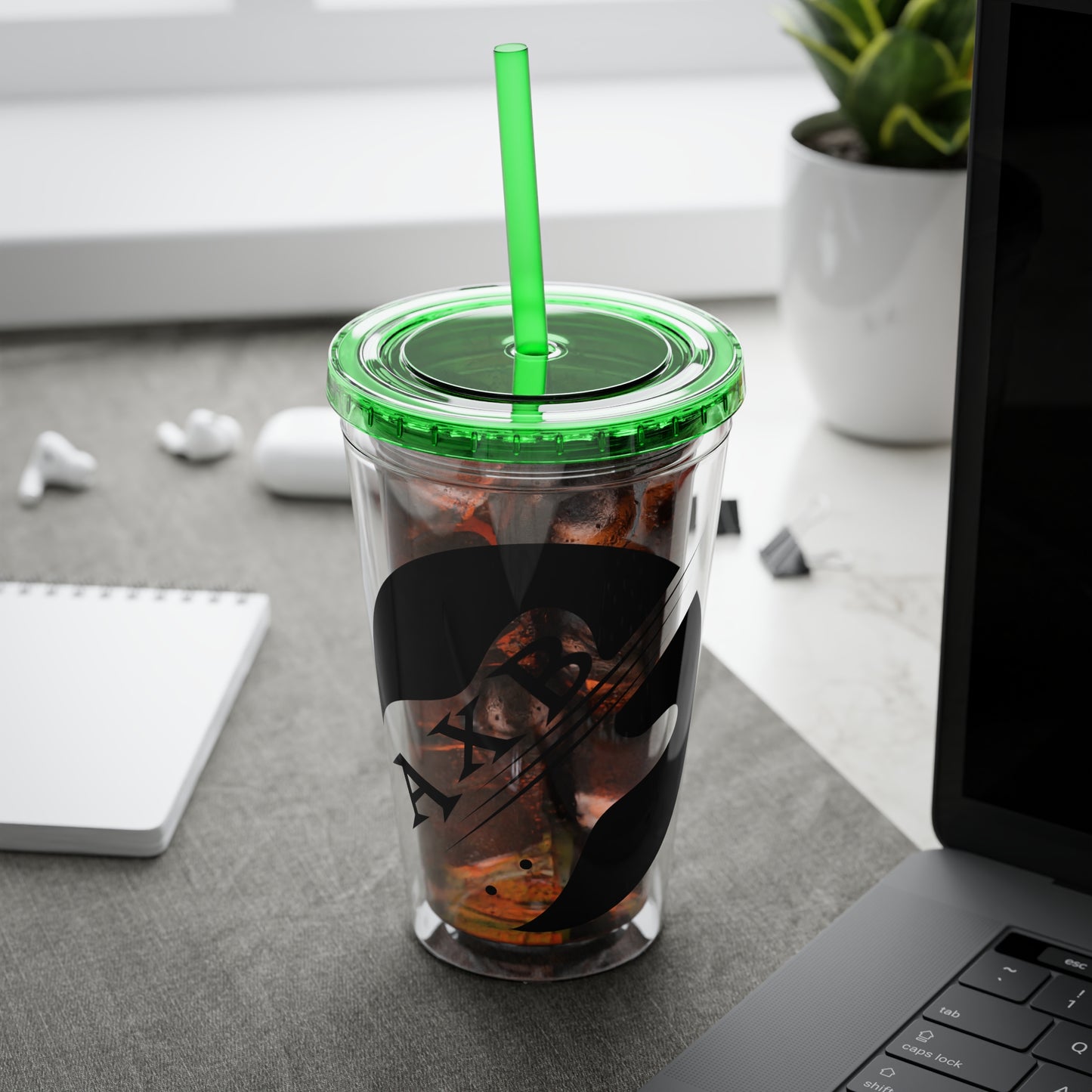 Sunsplash Tumbler with Straw, 16oz