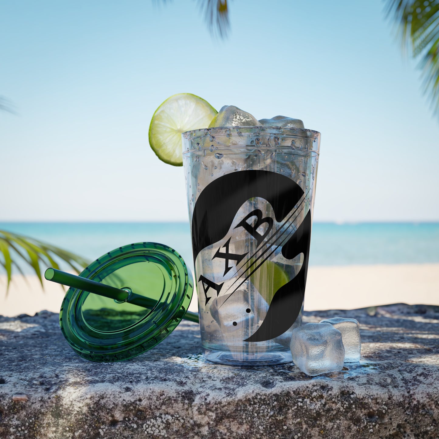 Sunsplash Tumbler with Straw, 16oz