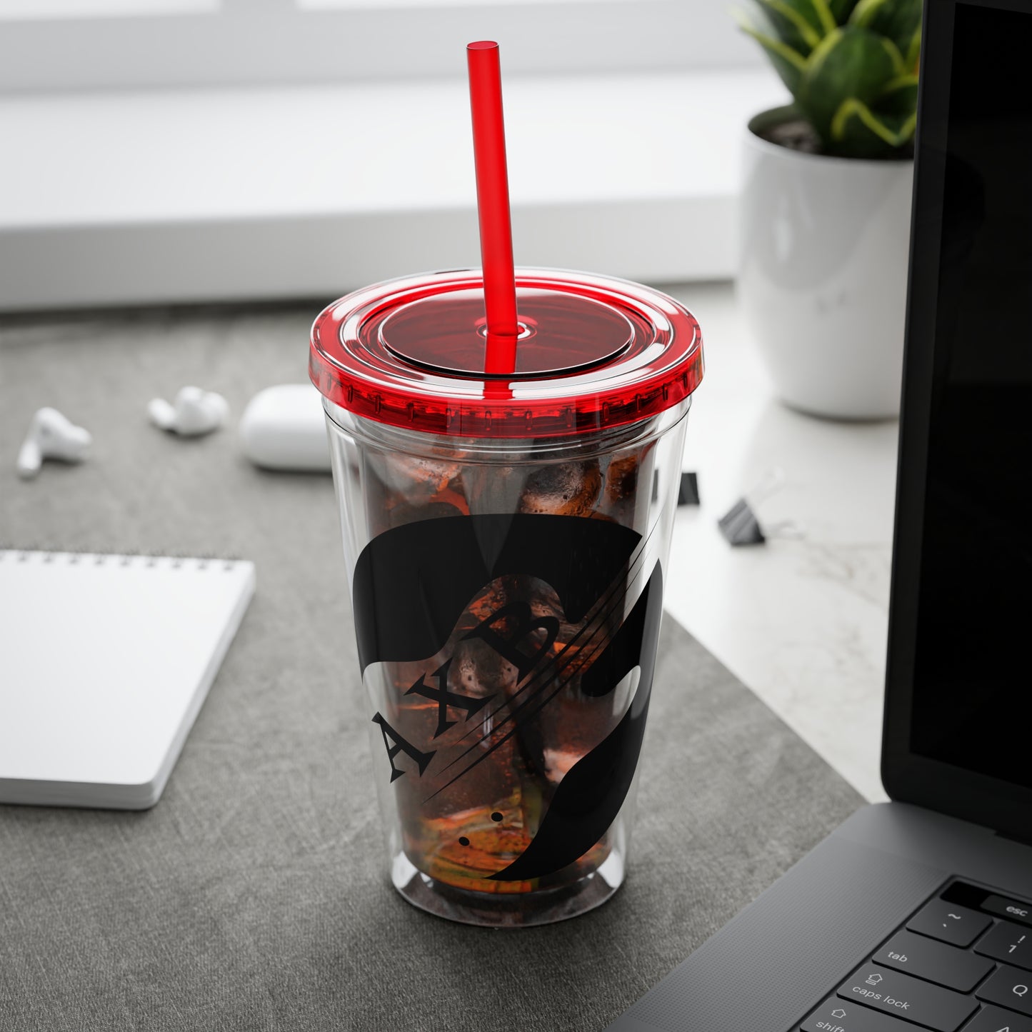 Sunsplash Tumbler with Straw, 16oz