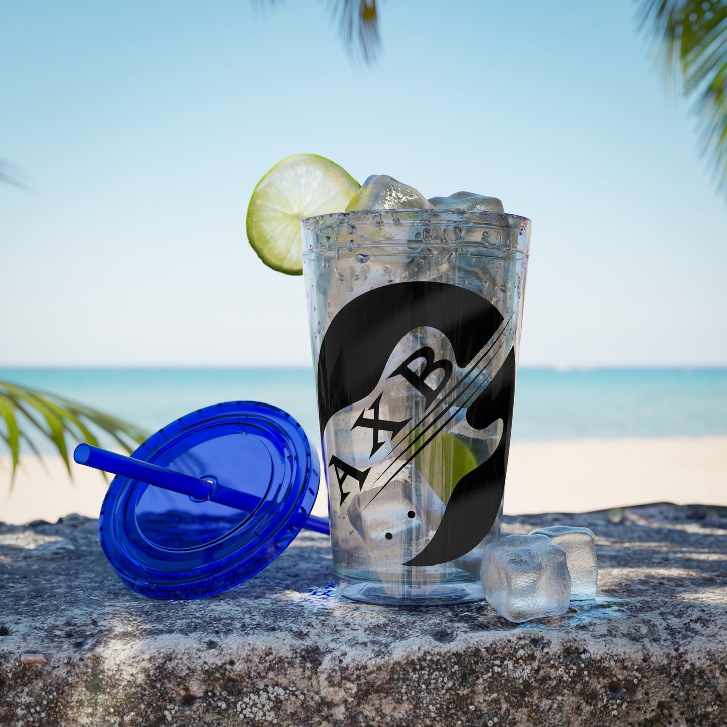 Sunsplash Tumbler with Straw, 16oz