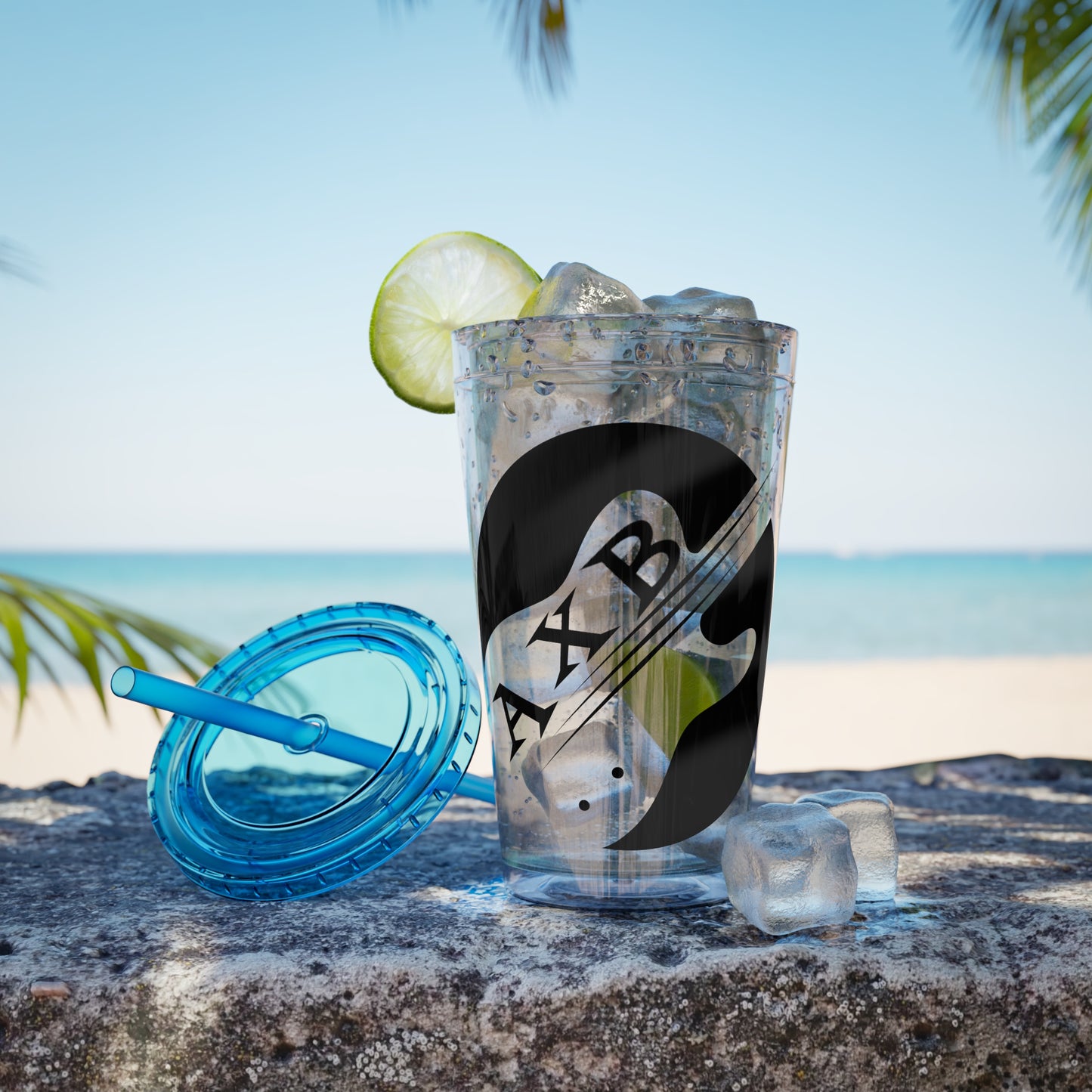 Sunsplash Tumbler with Straw, 16oz
