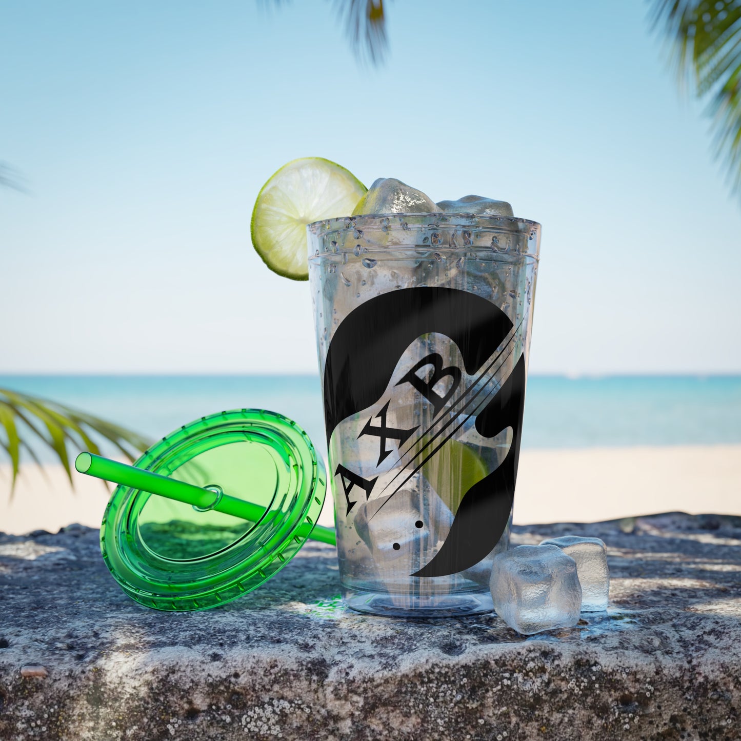 Sunsplash Tumbler with Straw, 16oz